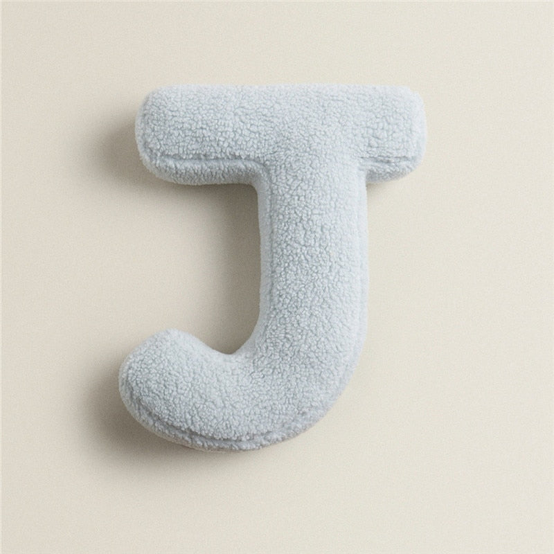 Alphabet Letter Fleece Pillow