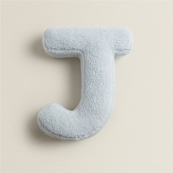 Alphabet Letter Fleece Pillow