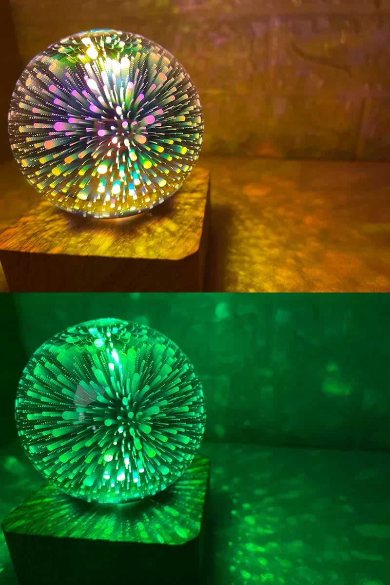 LumiNova 3D Night Light | color Changing Starry Sky Lamp | USB LED Decorative Light | For Bedrooms &amp; Gift Ideas