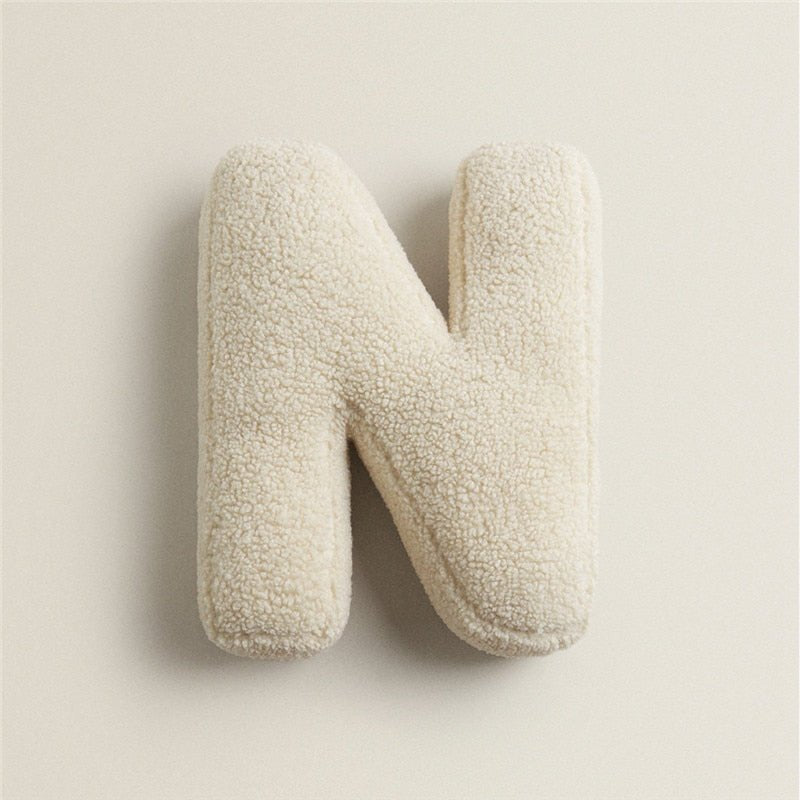 PlushLetter Pillow - Soft Letter Pillow for Bedroom and Children&