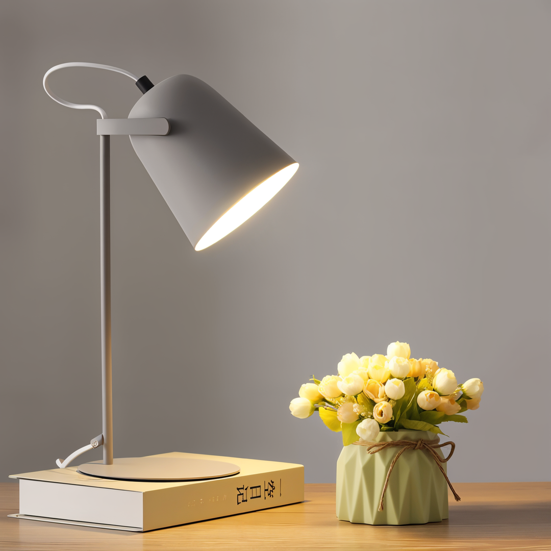 Macaron Table Lamp - Nordic Yellow Desk Lamp - Adjustable Lamp