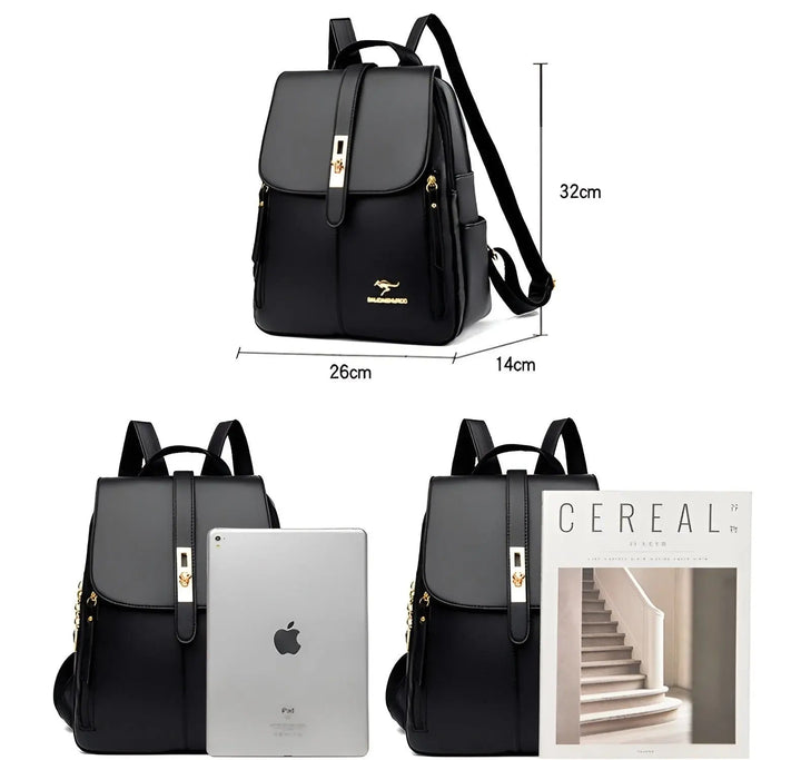 Alena Backpack - Luxurious and High-Quality Leather Women&