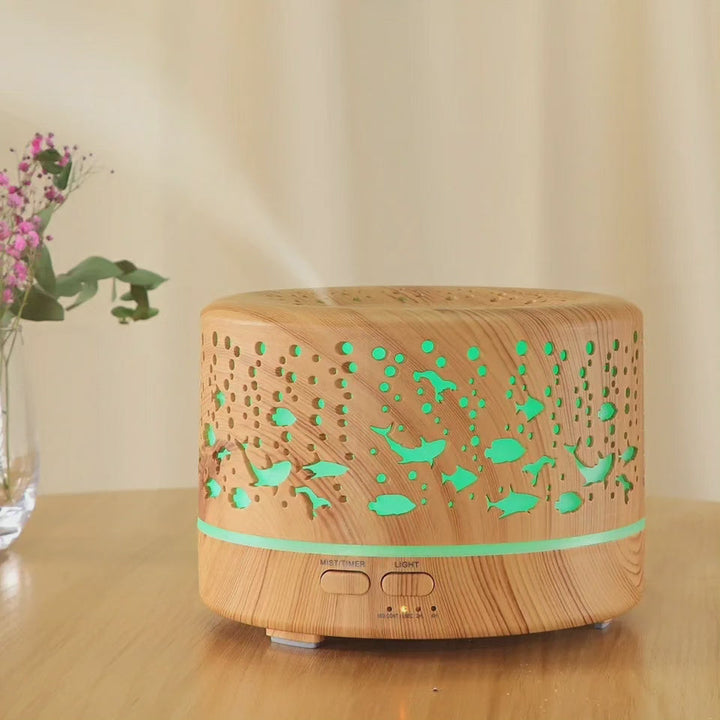 Ultrasonic Aroma Diffuser Humidifier with Remote Control