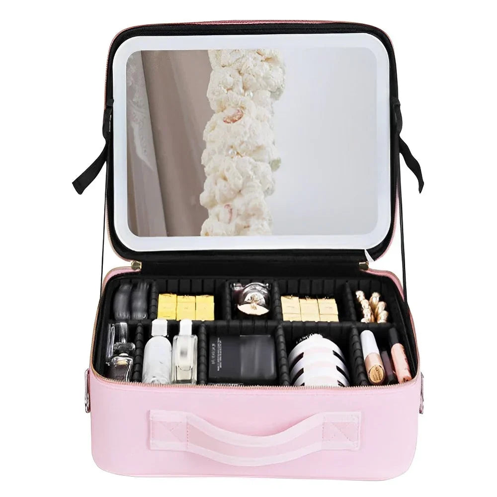 MirrorGlam - Make-up pouch with mirror