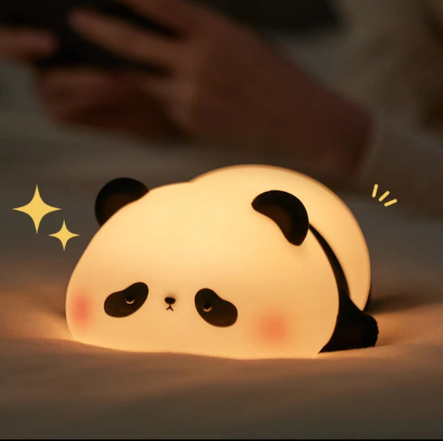 CuddlePanda Night Light - colorful LED Panda for Children