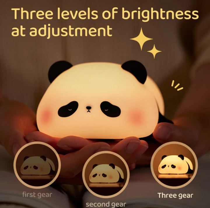 CuddlePanda Night Light - colorful LED Panda for Children