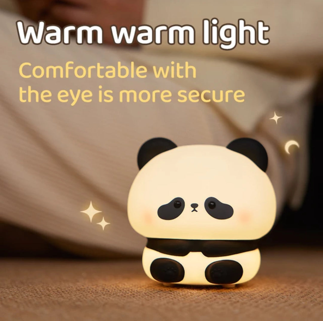 CuddlePanda Night Light - colorful LED Panda for Children