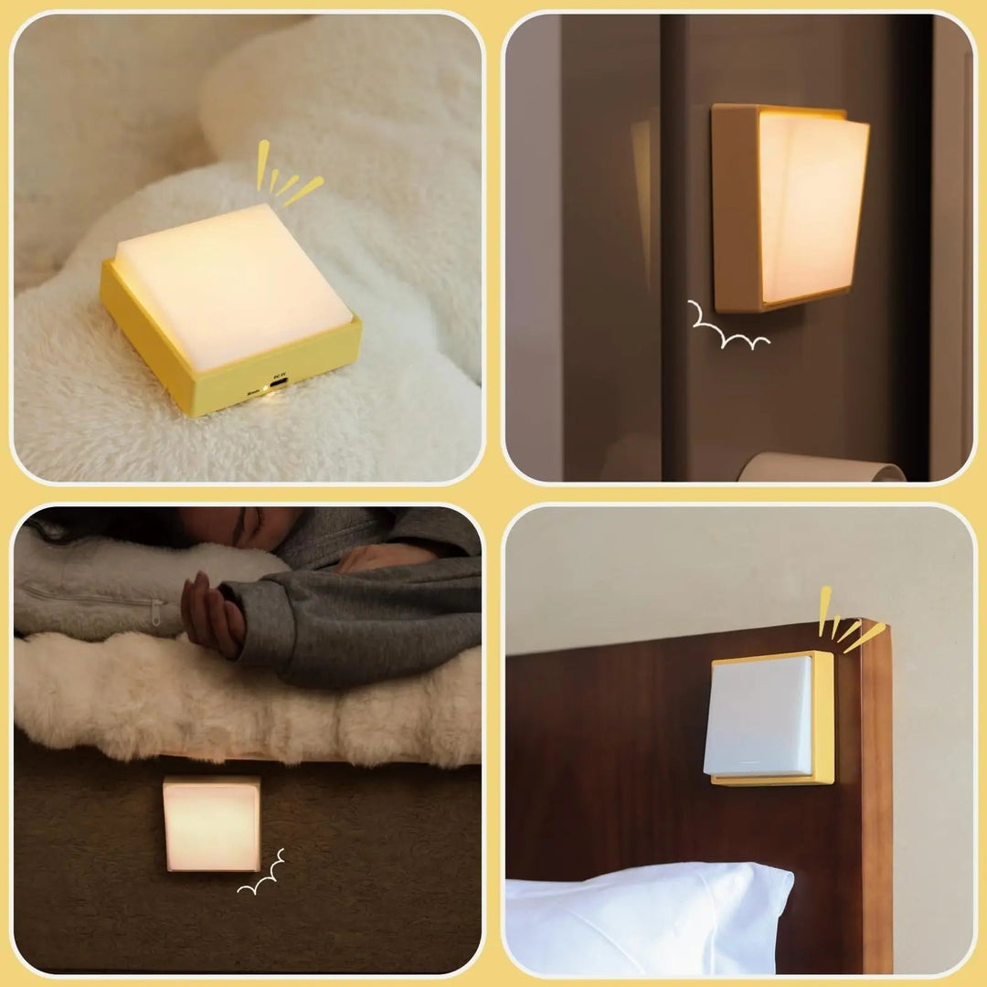 Wireless dimmable night light – Rechargeable with timer &amp; magnet attachment