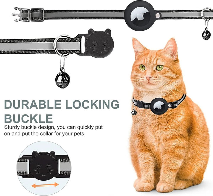 GPS Collar for Cats with Reflective Design