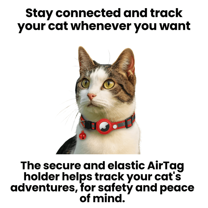 GPS Collar for Cats with Reflective Design