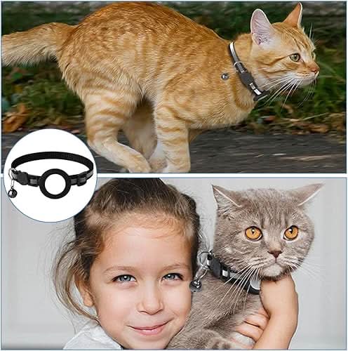 GPS Collar for Cats with Reflective Design