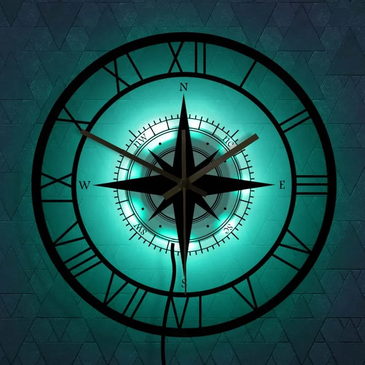 DirectionalChart - Nautical Compass Wall Clock