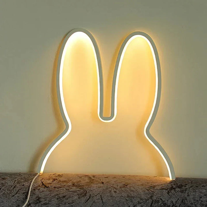 USB Rechargeable Rabbit Night Light with Ambient Lighting - BunnyLight |