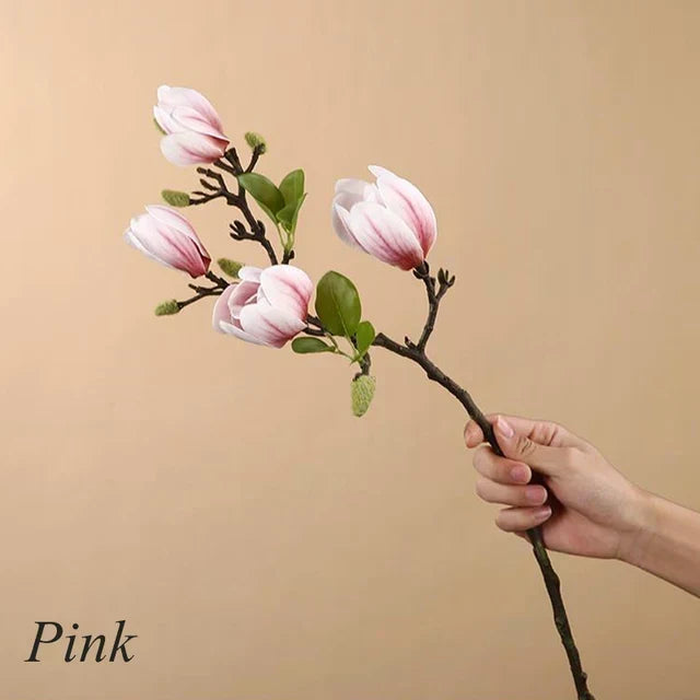 SilkSplendor - Life-like artificial magnolia branches