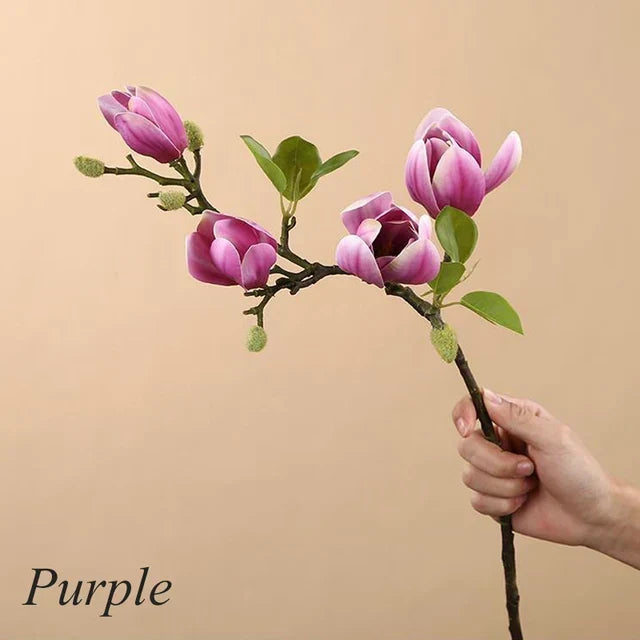 SilkSplendor - Life-like artificial magnolia branches