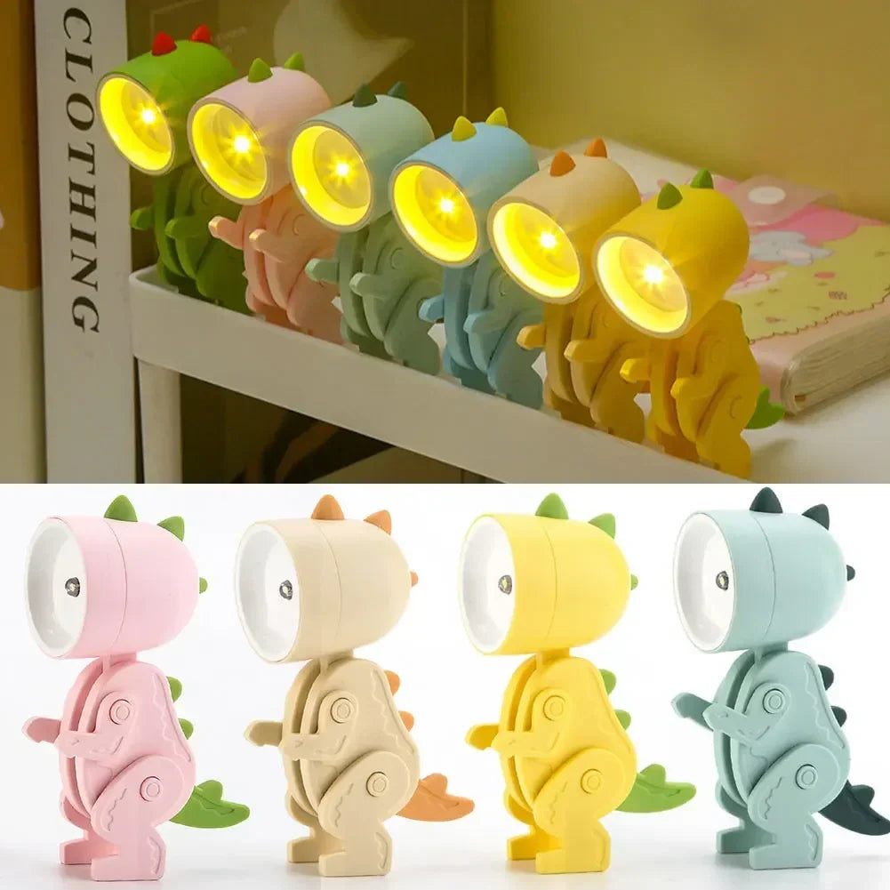 Cute Dinosaur LED Table Lamps – Adjustable Animal Figures Night Lights for Children |