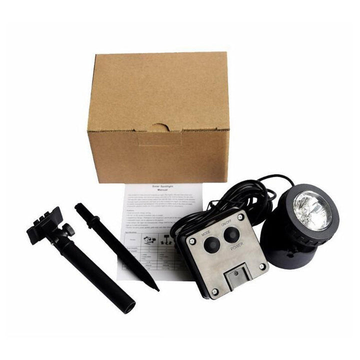 Two Heads LED Outdoor Waterproof Solar Underwater Spotlight Floodlight