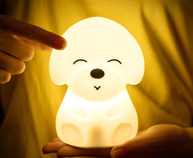 LED Night Light for Kids – Dimmable Night Lamp with -Design, USB Rechargeable, Touch Control |