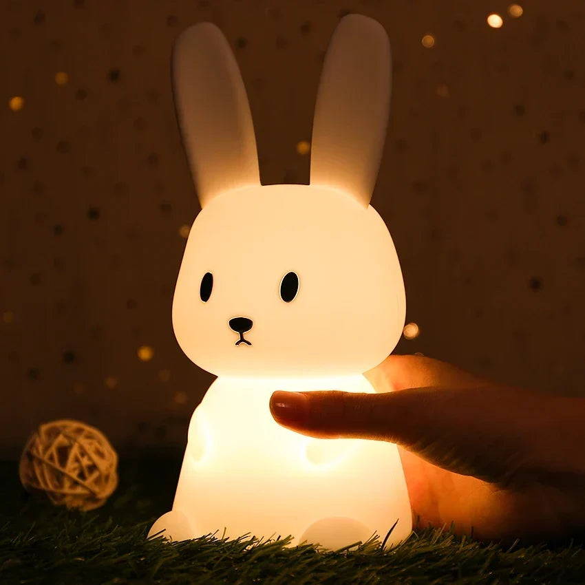 LED Night Light for Kids – Dimmable Night Lamp with -Design, USB Rechargeable, Touch Control |