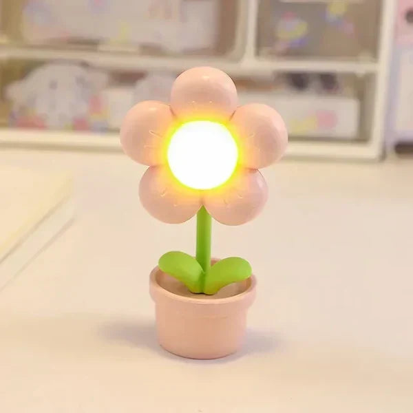 Cute Flower Night Light for Children – LED Table Lamp in Flower Design for the Children&