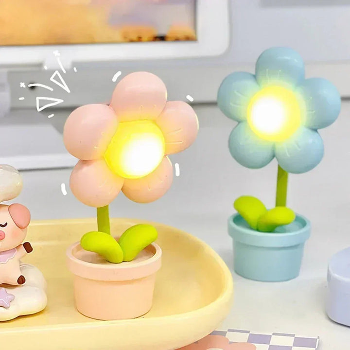 Cute Flower Night Light for Children – LED Table Lamp in Flower Design for the Children&