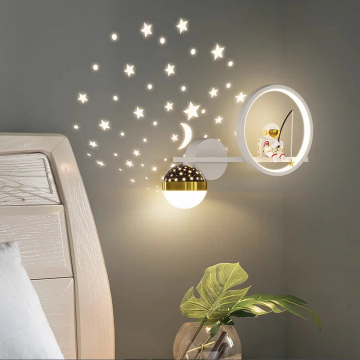 Stylish wall lamp for the cozy nights of children