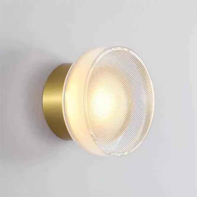 Modern round wall lamp for atmospheric elegance