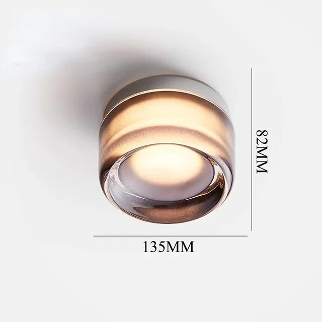 Modern round wall lamp for atmospheric elegance