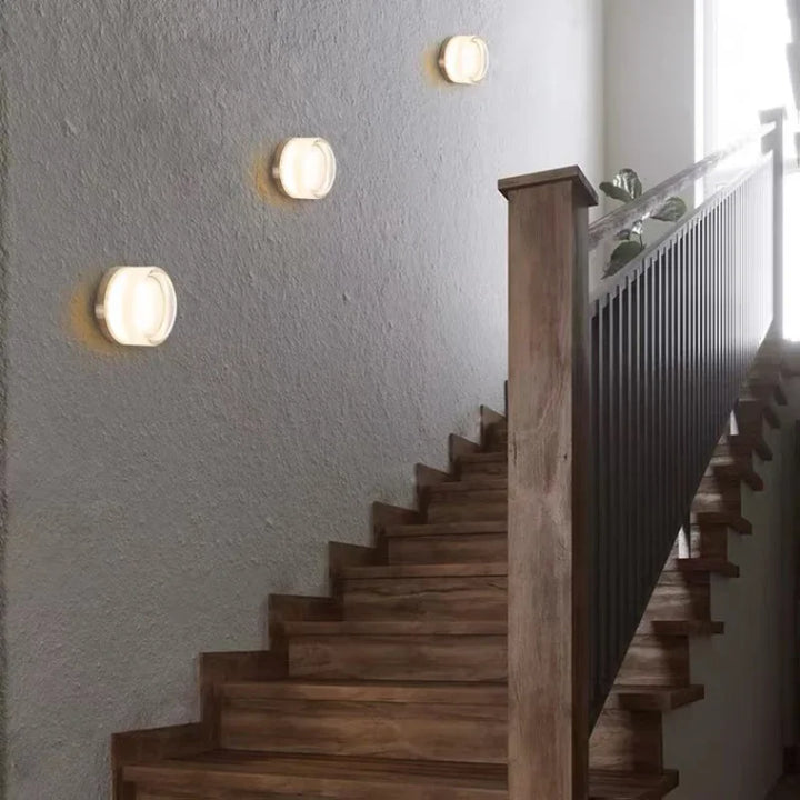 Modern round wall lamp for atmospheric elegance