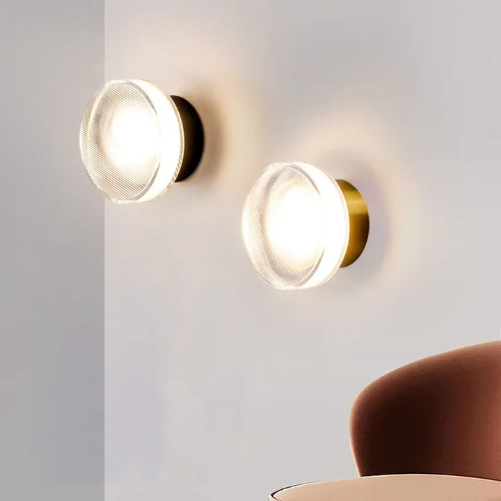 Modern round wall lamp