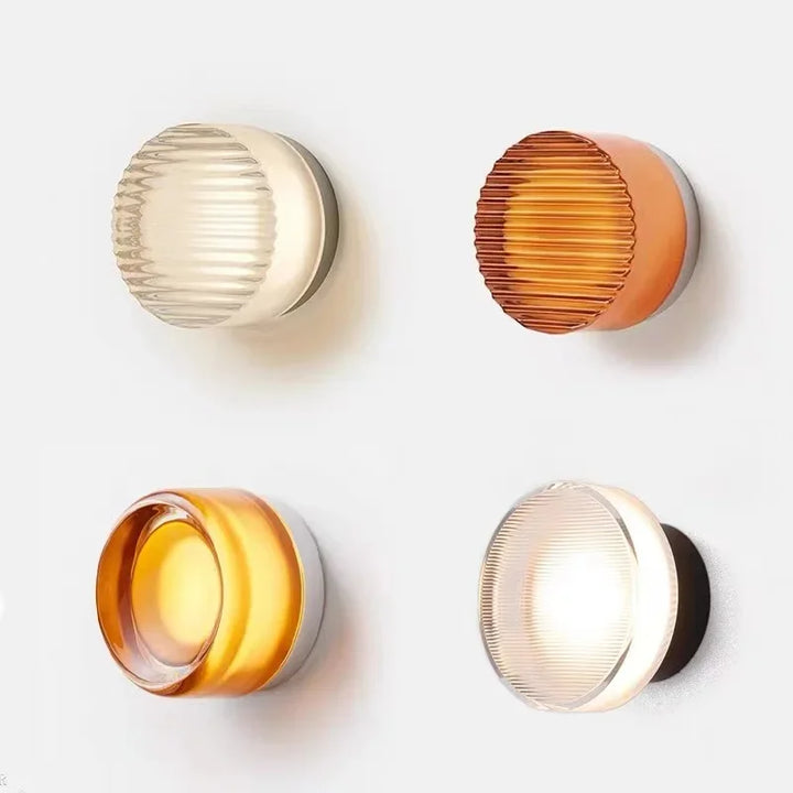 Modern round wall lamp