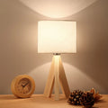 EcoLight – Wooden table lamp with modern design