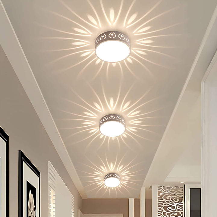 Modern LED ceiling light - for entrance, hallway and balcony