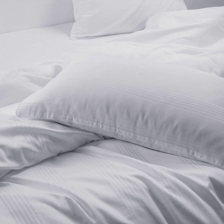 Nordéa PureCotton Pillowcases | 100% Cotton | Soft, Breathable &amp; Durable | Timeless Elegance for Restful Sleep