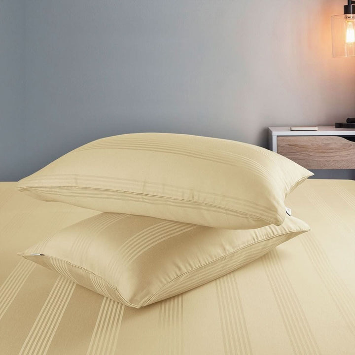 Nordéa PureCotton Pillowcases | 100% Cotton | Soft, Breathable &amp; Durable | Timeless Elegance for Restful Sleep