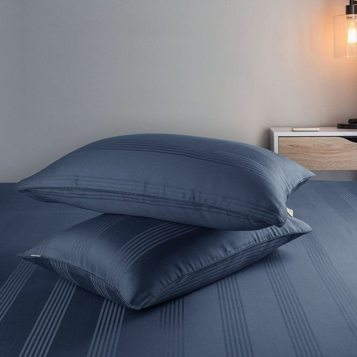 Nordéa PureCotton Pillowcases | 100% Cotton | Soft, Breathable &amp; Durable | Timeless Elegance for Restful Sleep