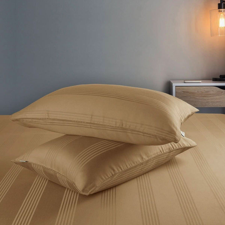 Nordéa PureCotton Pillowcases | 100% Cotton | Soft, Breathable &amp; Durable | Timeless Elegance for Restful Sleep