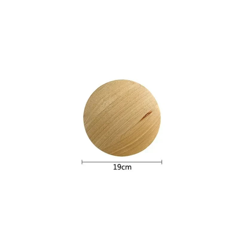 LuxeRadiant – Scandinavian Wooden Wall Lamp