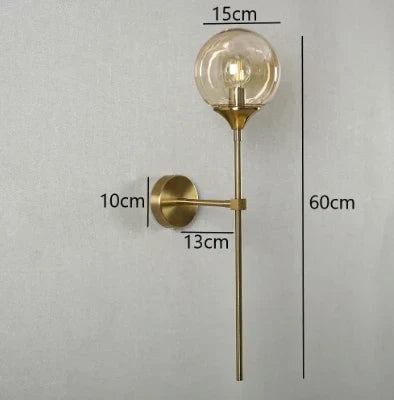 Wall Light Scandinavian Modern Glass