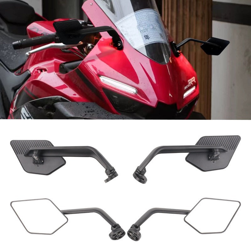 Adjustable Motorcycle Rearview Mirror with Robust Mounting System