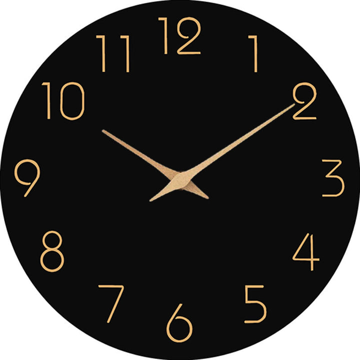 Simple colored Silent Wall Clock 12 Inch