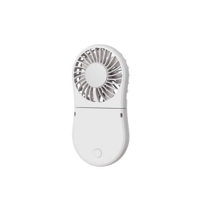 Unisex Portable Rechargeable Handheld Fan with Mirror