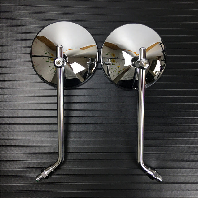 Motorcycle rearview mirror with adjustable design