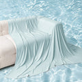Unisex nan extra soft stretch sofa blanket made of microfiber as a versatile sofa cover