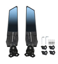 Adjustable motorcycle rearview mirrors with high-quality mounting system