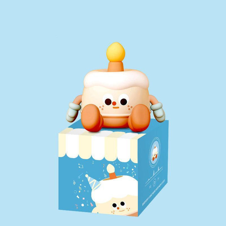 Cute Birthday Cake Night Light