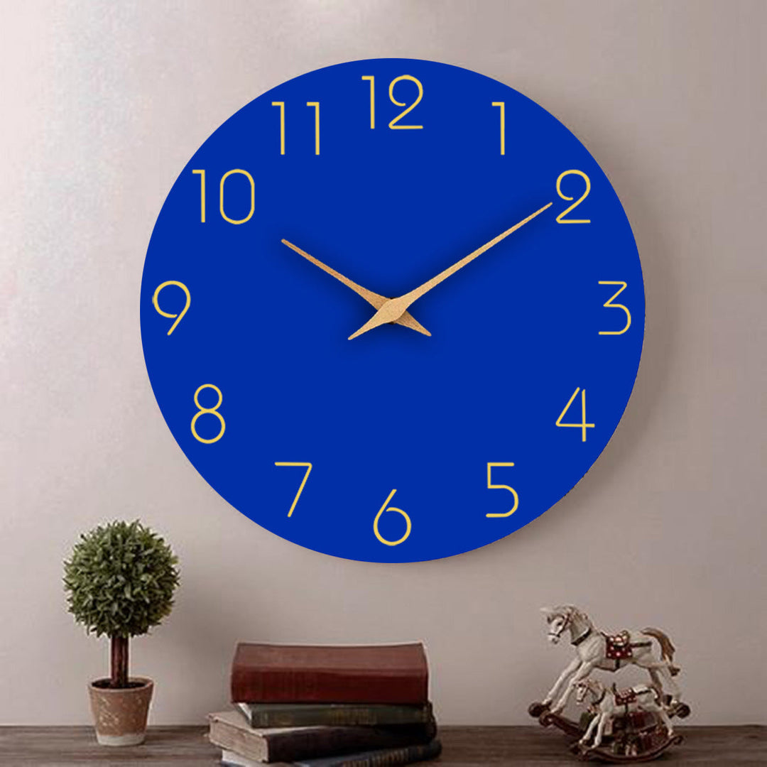 Simple colored Silent Wall Clock 12 Inch