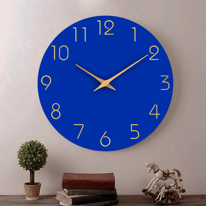 Simple colored Silent Wall Clock 12 Inch