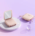Portable cosmetic power bank with integrated mirror