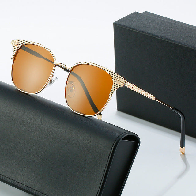 Ladies designer sunglasses with luxurious frame and mirrored lenses